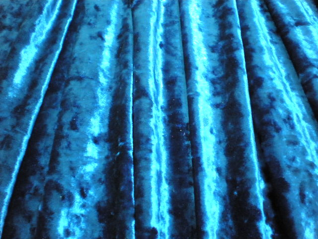 8. Royal Blue Crushed Velvet